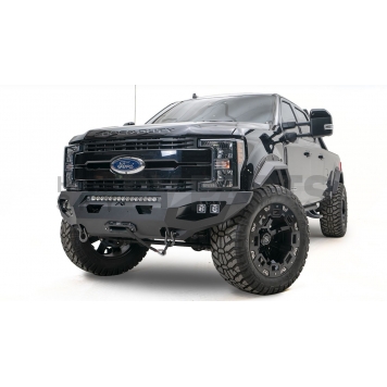 Fab Fours Bumper Vengeance 1-Piece Design Steel Black - FS17-X4151-1