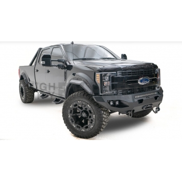 Fab Fours Bumper Vengeance 1-Piece Design Steel Black - FS17-X4151-1-2
