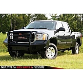 Fab Fours Bumper 1-Piece Design Steel Black - GM08-S2160-1
