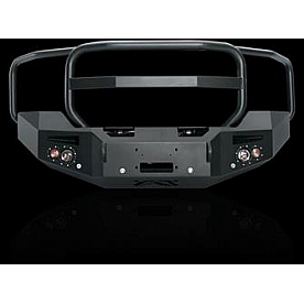 Fab Fours Bumper Premium 1-Piece Design Steel Black - GM14-C3150-1