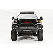 Fab Fours Bumper Vengeance 1-Piece Design Steel Black - GM15-V3152-1