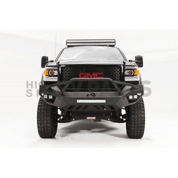 Fab Fours Bumper Vengeance 1-Piece Design Steel Black - GM15-V3152-1