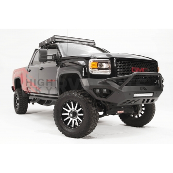Fab Fours Bumper Vengeance 1-Piece Design Steel Black - GM15-V3152-1-1