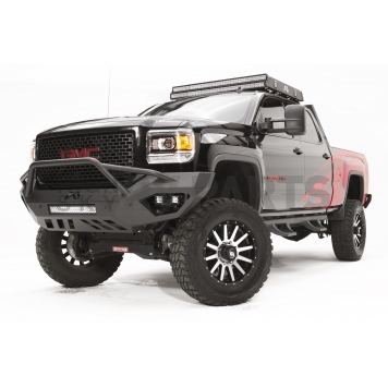 Fab Fours Bumper Vengeance 1-Piece Design Steel Black - GM15-V3152-1-2