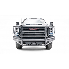Fab Fours Bumper Premium 1-Piece Design Steel Black - GM20-Q5060-1