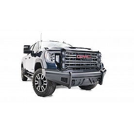 Fab Fours Bumper Premium 1-Piece Design Steel Black - GM20-Q5061-1