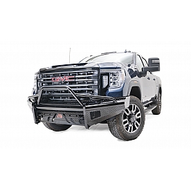 Fab Fours Bumper Vengeance 1-Piece Design Steel Black - GM20-V5051-1