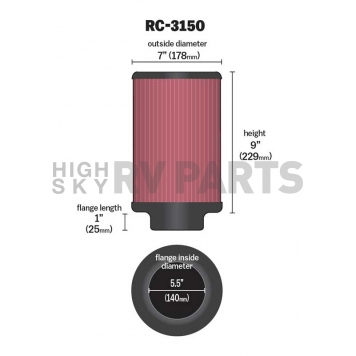 K & N Filters Air Filter - RC-3150-1