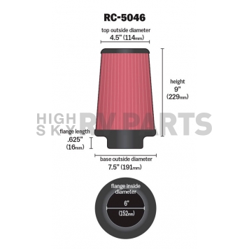 K & N Filters Air Filter - RC-5046-1