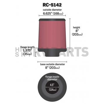 K & N Filters Air Filter - RC-5142-1