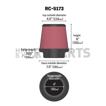 K & N Filters Air Filter - RC-5173-1