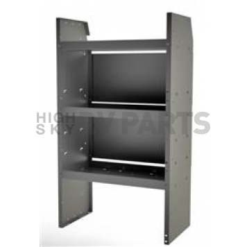 KargoMaster Van Storage Shelf Unit - 3 Shelves Gray Steel - 48320