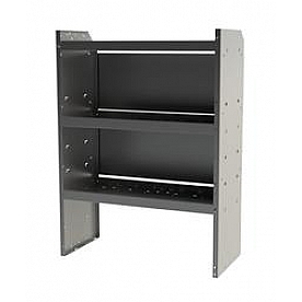 KargoMaster Van Storage Shelf Unit - 3 Shelves Gray Steel - 4832L