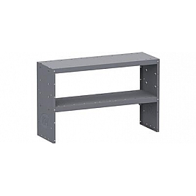 KargoMaster Van Storage Shelf Unit - 2 Shelves Gray Steel - 48422