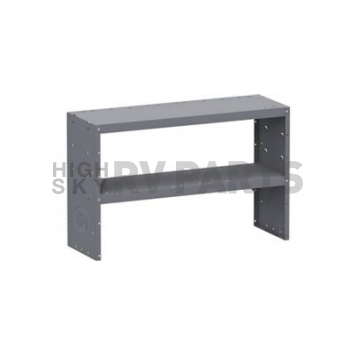 KargoMaster Van Storage Shelf Unit - 2 Shelves Gray Steel - 48422