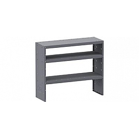 KargoMaster Van Storage Shelf Unit - 3 Shelves Gray Steel - 48423