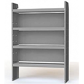KargoMaster Van Storage Shelf Unit - 3 Shelves Gray Steel - 48424