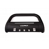Lund International Bull Bar Oval 3-1/2 Inch Black Wrinkle Powder Coated  Steel - 47121205