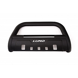 Lund International Bull Bar Oval 3-1/2 Inch Black Wrinkle Powder Coated  Steel - 47121210