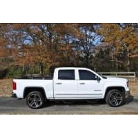 N-Fab Nerf Bar - Truck Wheel to Wheel Black Gloss Powder Coated Steel Round - C1489CC