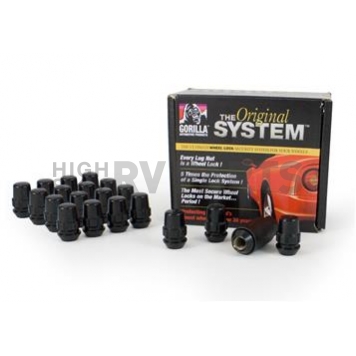 Gorilla Wheel Installation Kit 5 Lug Kit 14x1.5 Black Chrome - 71643NBC