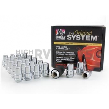 Gorilla Wheel Installation Kit 6 Lug Kit 14x1.5 Chrome Plated - 71644N