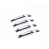 Putco Exterior Door Handle Cover - Silver ABS Plastic Chrome Plated - 400098