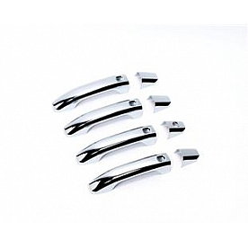 Putco Exterior Door Handle Cover - Silver ABS Plastic Chrome Plated - 400098