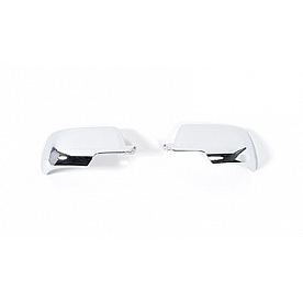 Putco Exterior Mirror Cover Driver And Passenger Side Silver ABS Plastic Set Of 2 - 400132