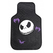 Plasticolor Floor Mat - Universal Fit Rubber Nightmare Before Christmas Bones Set of 2 - 001484R01