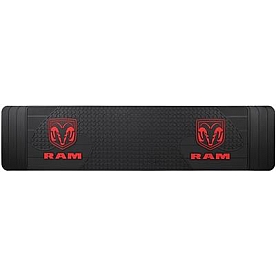 Plasticolor Floor Mat - Direct Fit Rubber Red Ram Logo With White Dodge Single - 001817R01