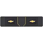 Plasticolor Floor Mat - Direct Fit Rubber Orange Chevy Bowtie Single - 001818R03