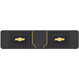 Plasticolor Floor Mat - Direct Fit Rubber Orange Chevy Bowtie Single - 001818R03