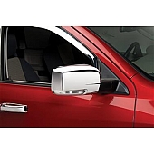 Putco Exterior Mirror Cover Driver And Passenger Side Silver ABS Plastic Set Of 2 - 400501