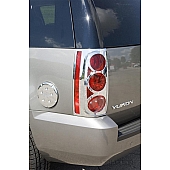 Putco Tail Light Molding - Round ABS Plastic Silver - 400828