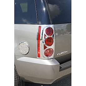 Putco Tail Light Molding - Round ABS Plastic Silver - 400828