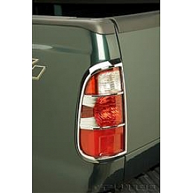 Putco Tail Light Molding - Bar ABS Plastic Silver - 400859