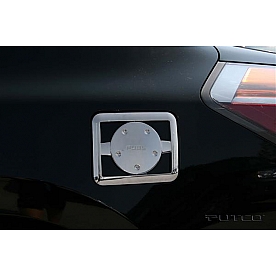 Putco Fuel Door Cover - Chrome Plated Silver ABS Plastic - 400926