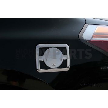 Putco Fuel Door Cover - Chrome Plated Silver ABS Plastic - 400926
