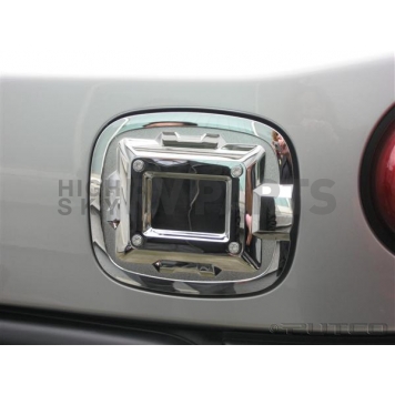 Putco Fuel Door Cover - Chrome Plated Silver ABS Plastic - 400937-2