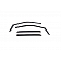 Putco Rainguard - Tint Polycarbonate Set Of 4 - 4010115CC