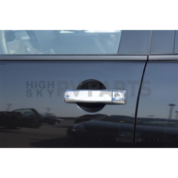 Putco Exterior Door Handle Cover - Silver ABS Plastic Chrome Plated - 401039
