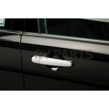 Putco Exterior Door Handle Cover - Silver ABS Plastic Chrome Plated - 401039-1