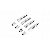 Putco Exterior Door Handle Cover - Silver ABS Plastic Chrome Plated - 401041