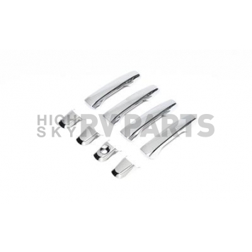 Putco Exterior Door Handle Cover - Silver ABS Plastic Chrome Plated - 401041