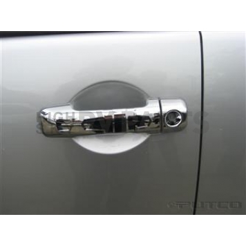 Putco Exterior Door Handle Cover - Silver ABS Plastic Chrome Plated - 401042