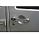 Putco Exterior Door Handle Cover - Silver ABS Plastic Chrome Plated - 401046