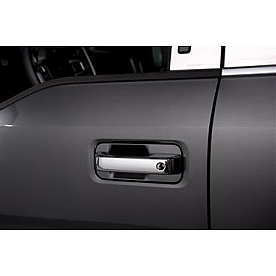 Putco Exterior Door Handle Cover - Silver ABS Plastic Chrome Plated - 401065
