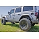 N-Fab Rocker Panel Guard - Black Round Tube Cab Length Textured Powder Coated Steel Single - J184RKRS4