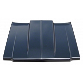 ProEFX Hood - Standard Straight Cowl Electro Deposit Primer (EDP) Steel Black - EFXC1073V1
